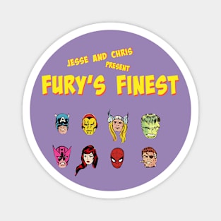 Fury's Finest Logo "Jesse and Chris present" Magnet